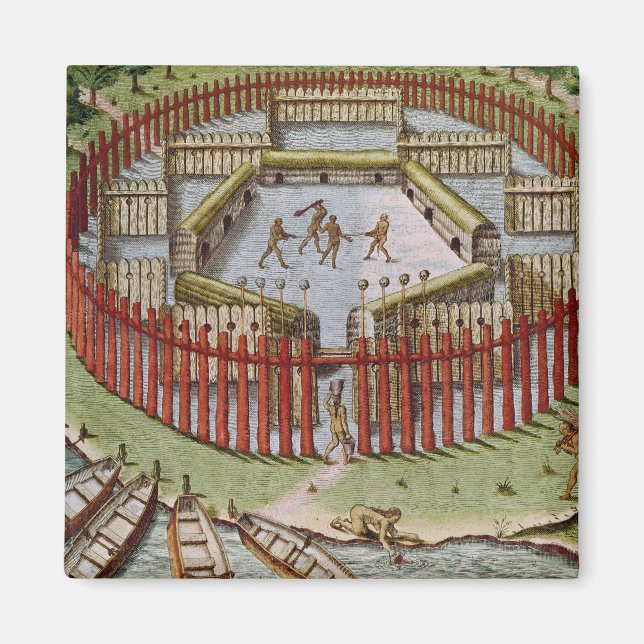 Imán Un pueblo indio (Frente)