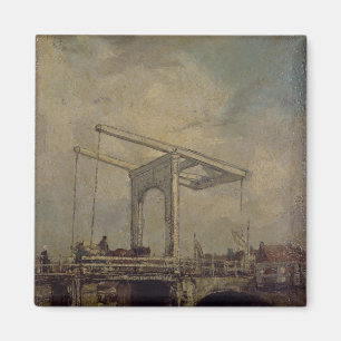 Imán Un puente drástico en un pueblo holandés, 1875