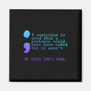Imán Un punto y coma Mi historia no ha terminado Preven