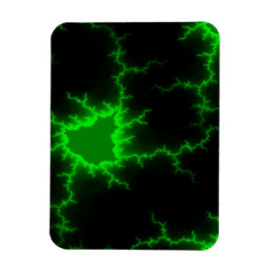 Imán Un rayo verde alienígena golpea en negro picante