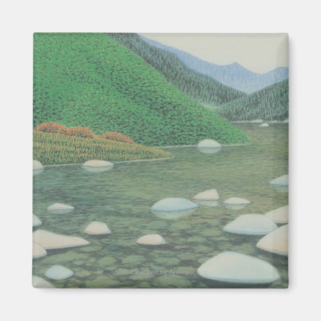 Imán Un rincón silencioso en las montañas (Frente)