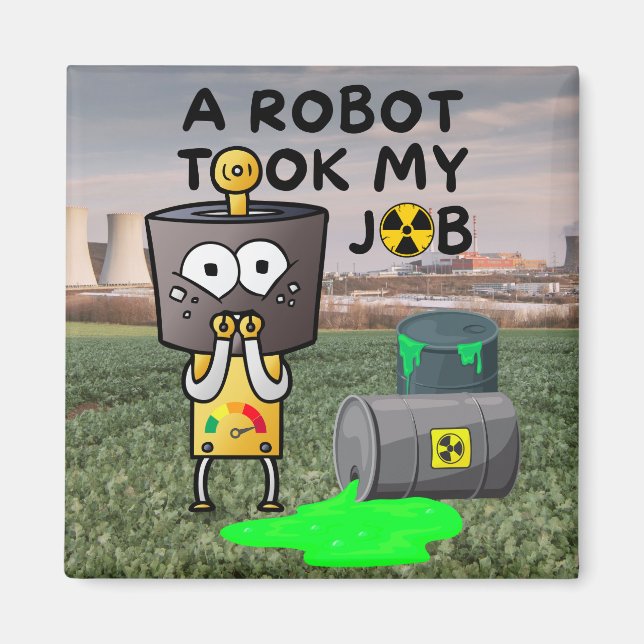 Imán Un Robot Me Llevó El Trabajo (Frente)