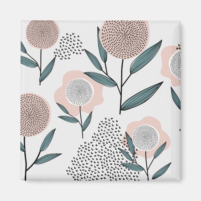 Imán Un rosa (Frente)