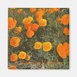 Imán Un San Valentín floreciente