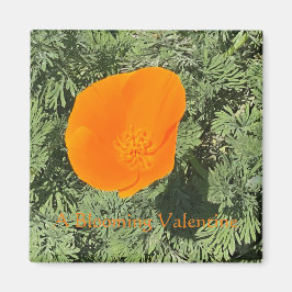 Imán Un San Valentín floreciente