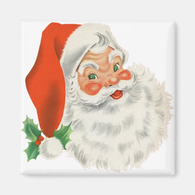 Imán Un Santa retro (Frente)