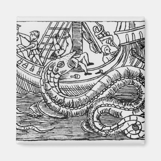 Imán Un serpiente marino (Frente)