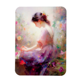 Imán Un sueño de Dios de flores