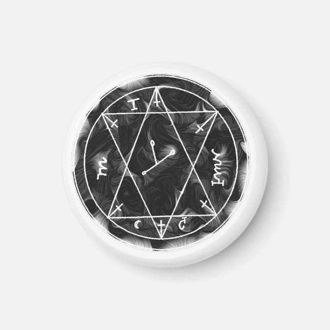 Imán Un talismán para encontrar tesoros ocultos (Frente)