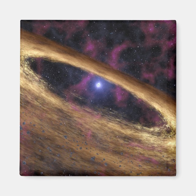 Imán Un tipo de estrella muerta llamado pulsar (Frente)