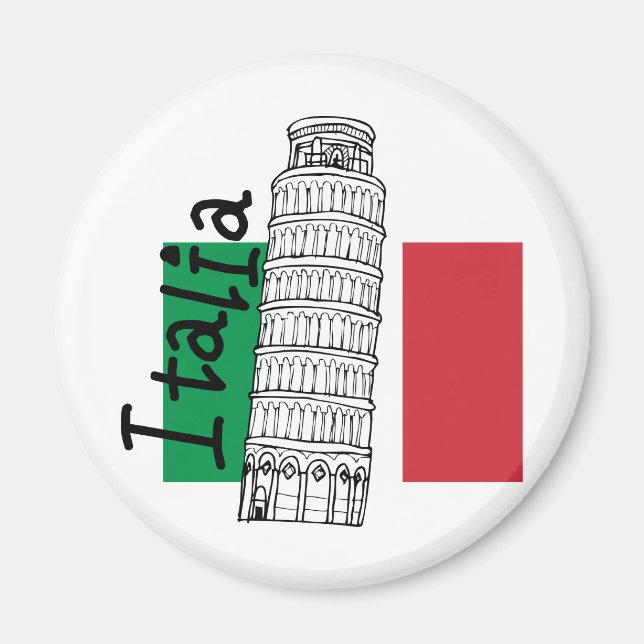 Imán Un toque de Italia (Frente)