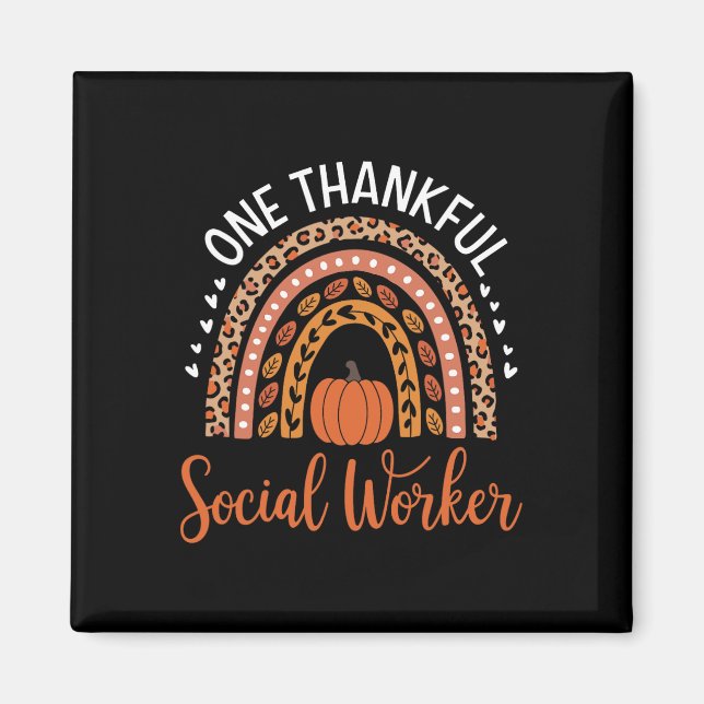 Imán Un trabajador social de una escuela agradecida (Frente)