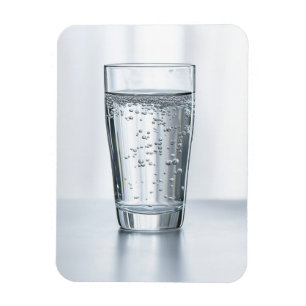 Imán Un vaso de brillo