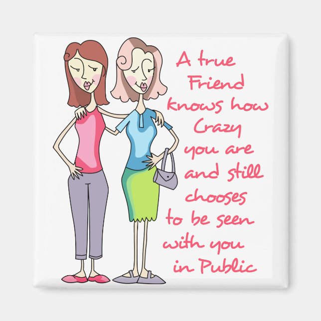 Imán Un verdadero amigo (Frente)