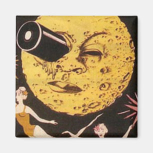 Imán Un viaje al cartel de película de la luna