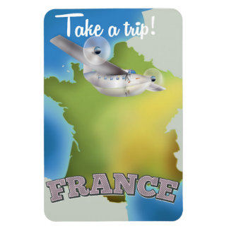 Imán Un viaje - poster de viajes en Francia