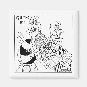 Imán Una abeja que acolcha