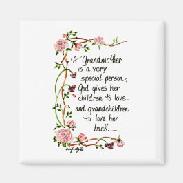 Imán Una abuela es una persona muy especial