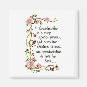 Imán Una abuela es una persona muy especial