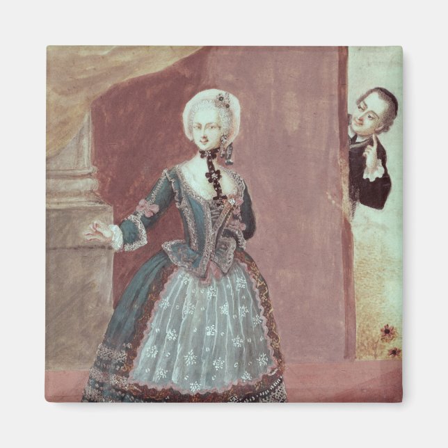 Imán Una actriz en el papel de Rosine (Frente)