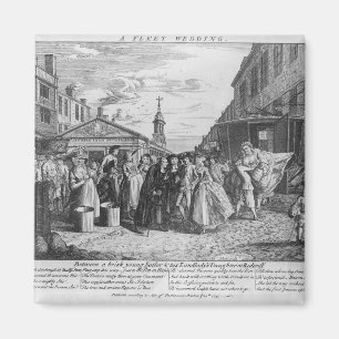 Imán Una boda de la flota, 1747