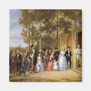 Imán Una boda en el Coeur volador, Louveciennes