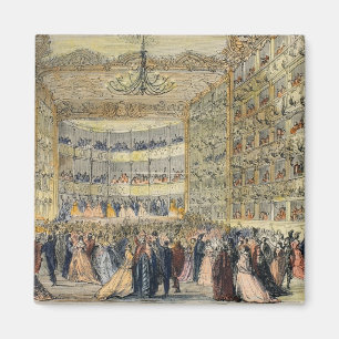 Imán Una bola enmascarada en el teatro de Fenice,