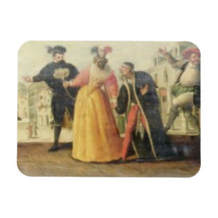 Imán Una bomba de arte Dell'Arte antes de un renacimien