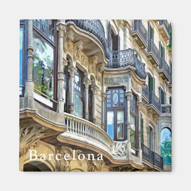 Imán Una bonita arquitectura, complementada con reflexi (Frente)