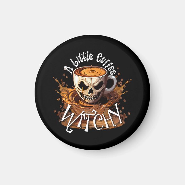 Imán Una Brujita De Café (Frente)