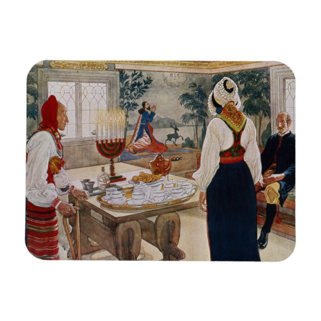 Imán Una cabaña de mineros, de un puerto comercial impr (Horizontal)