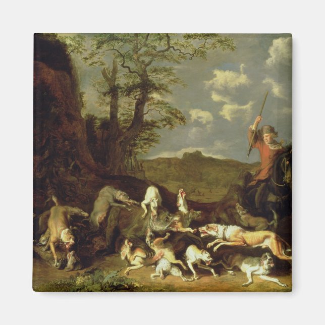 Imán Una cacería de osos, 1655 (Frente)