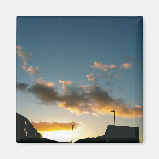 Imán Una calle coronada de estrellas (Frente)