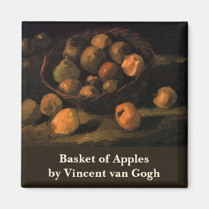 Imán Una canasta de manzanas por Vincent van Gogh