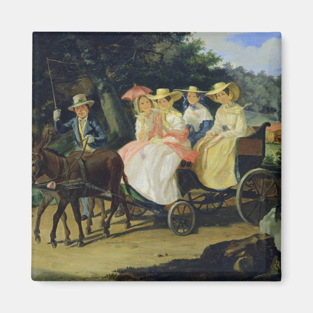 Imán Una carrera, 1845-46 (Frente)
