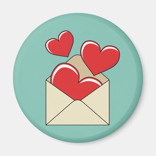 Imán Una carta de amor (Frente)