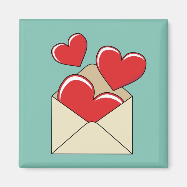Imán Una carta de amor (Frente)