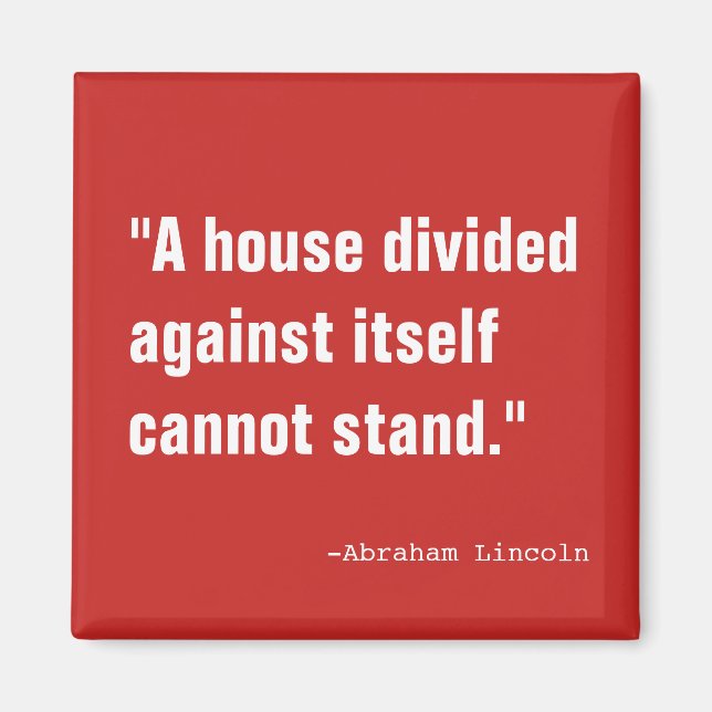 Imán Una casa dividida (Frente)