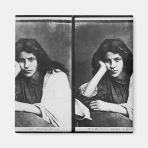 Imán Una Chica de Chioggia Soñando con sus amores (foto