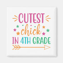 Una chica más guapa en el cuarto grado, de vuelta