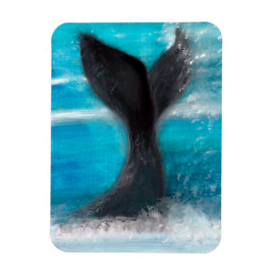 Imán Una cola de ballena