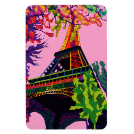 Imán Una colorida celebración de la Torre Eiffel