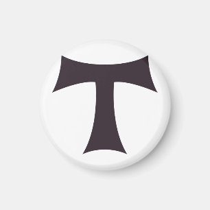 Imán Una cruz de tau cruza San Antonio