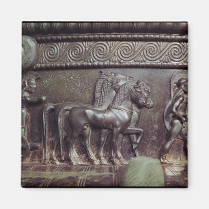 Imán Una cuadriga y un hoplita