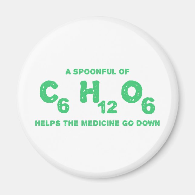 Imán Una cucharada de C6H12O6 ayuda a que el medicament (Frente)
