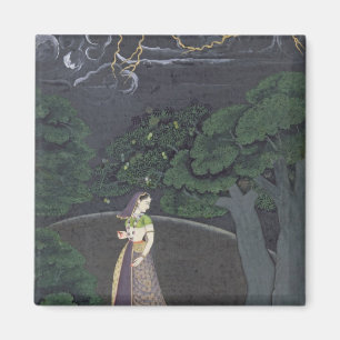 Imán Una dama de camino a una cita, Guler, c.1760