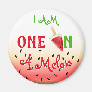 Imán Una En Melón De Melón