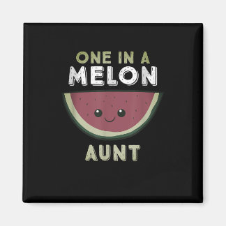 Imán Una En Una Tía De Melón