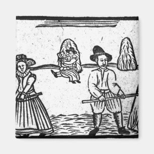 Imán Una escena de cosecha