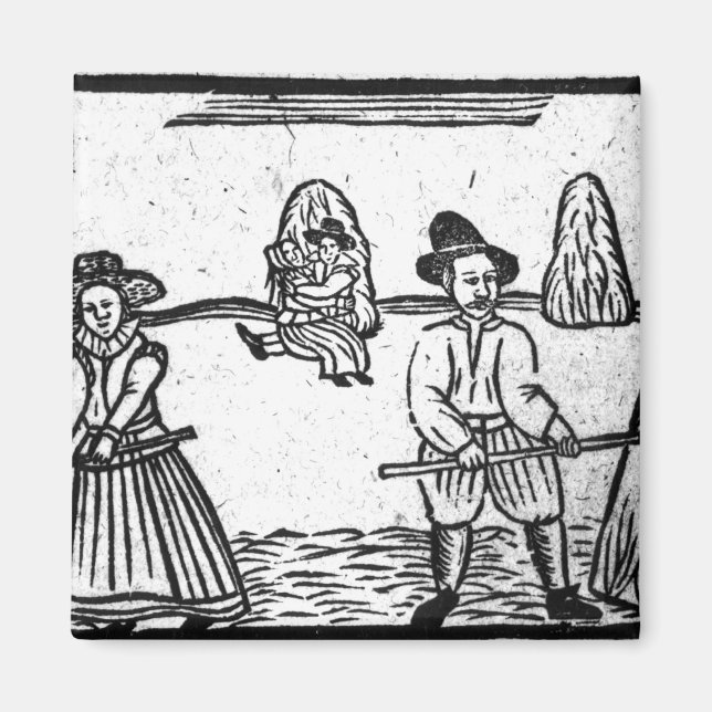 Imán Una escena de cosecha (Frente)